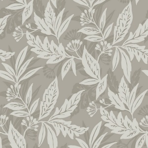 Anita Teal Woodland Floral Wallpaper