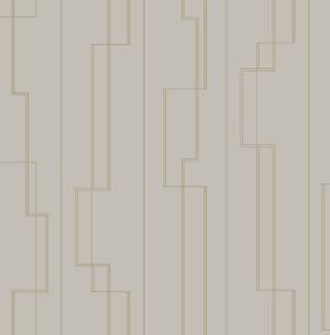 Anson Ivory & Gold Wallpaper