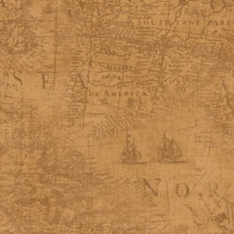 Antigua Map Toile
