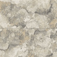 Aria Light Grey Marbled Tile Wallpaper