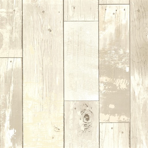Ashwile Taupe Wood Wallpaper