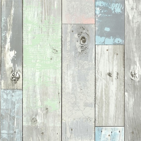 Ashwile Blue Wood Wallpaper