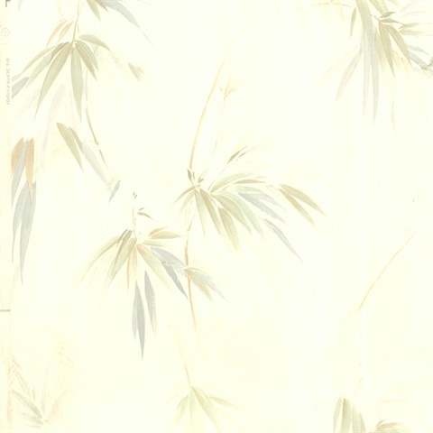Atlis Beige Bamboo Wallpaper