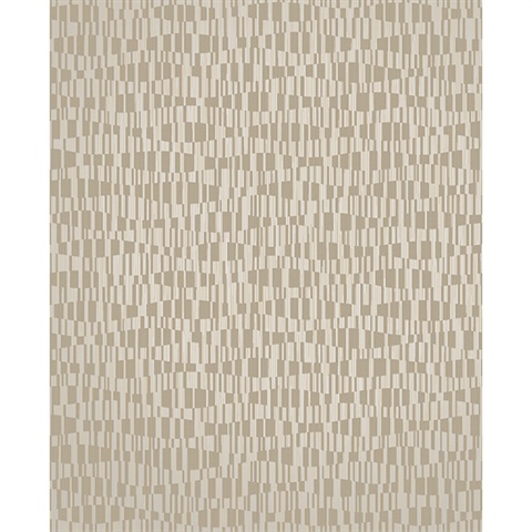 Atonal Taupe Stripe Wallpaper