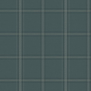 Auberge Dark Blue Plaid Wallpaper