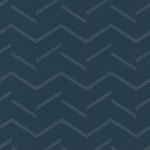 Aviator Black Abstract Chevron Wallpaper