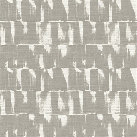 Bancroft Grey Artistic Stripe Wallpaper