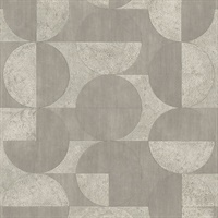 Barcelo Grey Circles Wallpaper