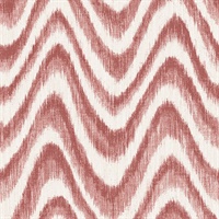 Bargello Red Faux Grasscloth Wave Wallpaper