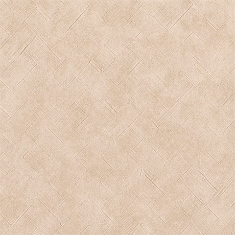 Texture Taupe Basketweave Wallpaper