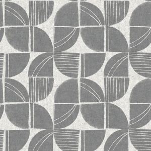 Baxter Denim Semicircle Mosaic Wallpaper