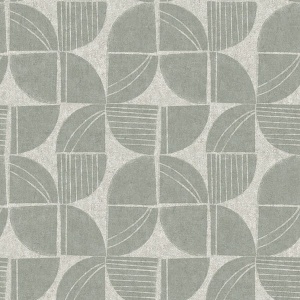 Baxter Denim Semicircle Mosaic Wallpaper