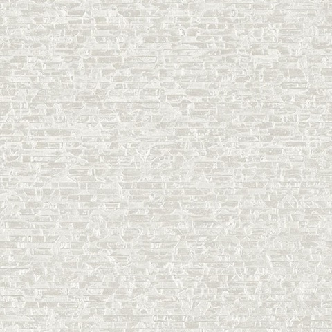 Belvedere Ivory Faux Slate Wallpaper