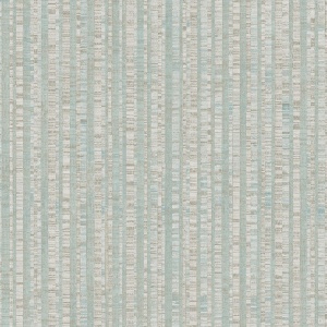 Bengal Stripe Wallpaper in Pearl and Beige