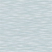Benson Light Blue Faux Fabric Wallpaper