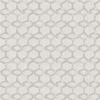 Besi Silver Tiled Wallpaper