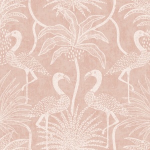 Biscayne Turquoise Flamingo Beach Wallpaper