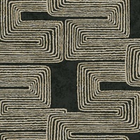 Black & Gold Zulu Thread Wallpaper