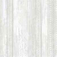 Blair Dove Ikat Stripe  Wallpaper