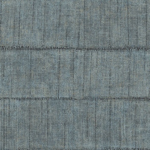 Blake Denim Texture Stripe Wallpaper
