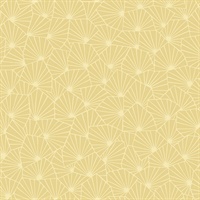 Blomma Yellow Geometric Wallpaper