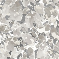Bloom Wallpaper in shades of Grey