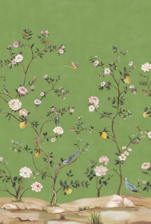 Blossom Chinoiserie Mural Peel & Stick Wallpaper