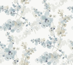Blossom Fling Steel Peel & Stick Wallpaper
