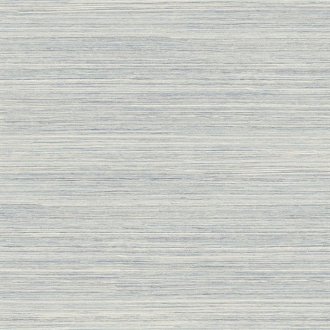 Blue Cattail Weave Peel & Stick Wallpaper