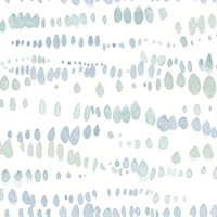 Blue Dewdrops Wallpaper