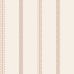 Bobbin Stripe Aqua Wallpaper
