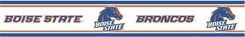 Boise State Peel and Stick Collegiate Wall Border