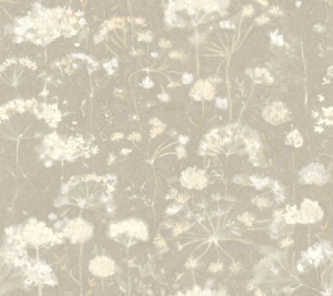 Botanical Fantasy Red & Blue Peel & Stick Wallpaper
