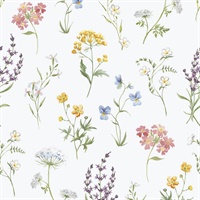Botanical Spring Blossom Wallpaper