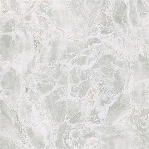 Botticino Silver Marble Wallpaper