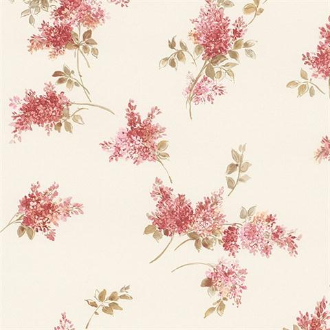 Lilac Sprigs Wallpaper