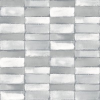 Braden Grey Tile Wallpaper