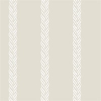 Braided Stripe Tan Wallpaper