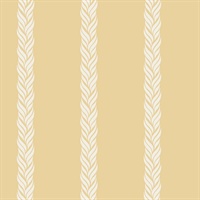 Braided Stripe Yellow Wallpaper