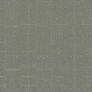 Braxton Grey Geometric Wallpaper