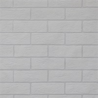 Brick Paintable Wallpaper - White
