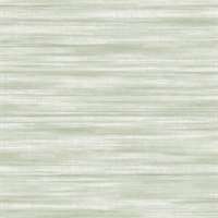 Brushed Linen Green Wallpaper