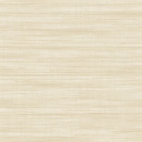 Brushed Linen Ivory Wallpaper