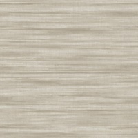 Brushed Linen Taupe Wallpaper