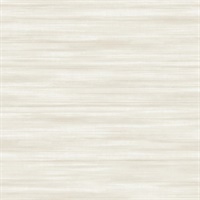 Brushed Linen White Wallpaper