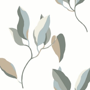 Brushwork Branches Alpine & Cobalt Wallpaper