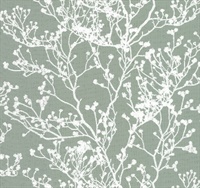 Budding Branch Silhouette Wallpaper