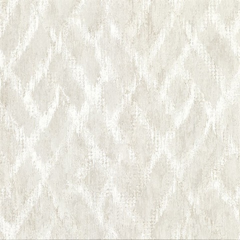 Bunter Bone Distressed Geometric Wallpaper