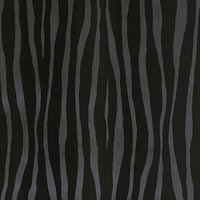 Burchell Black Zebra Flock Wallpaper