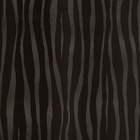 Burchell Chocolate Zebra Flock Wallpaper